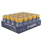Pack 20 Piles Alcalines Industrial Pro LR14/C (Baby) 1,5 V VARTA