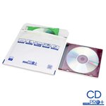 Lot de 50 enveloppes à bulles pro+ blanches cd format 145x175 mm