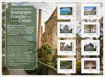 Collector 8 timbres - Sites patrimoine mondial de Bourgogne Franche-Comté - Lettre verte