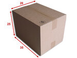 Lot de 25 boîtes carton (n°46a) format 350x260x250 mm