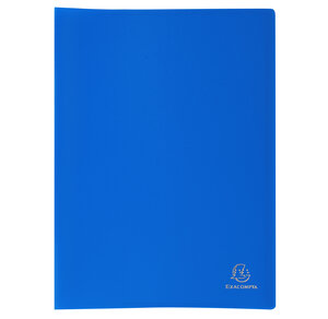 Protège-documents En Polypropylène Souple Opak 100 Vues - A4 - Bleu Clair - X 12 - Exacompta