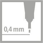 Pochette de 6 Stylos-Feutres POINT 88 Pointe Fine 0 4 mm couleurs assorties x 10 STABILO