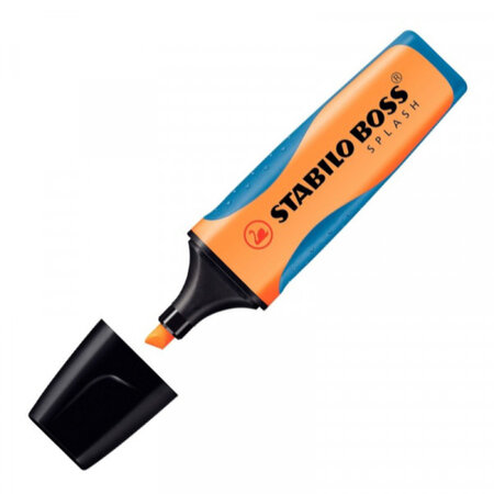 Surligneur orange fluo - stabilo boss splash