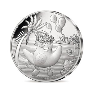Les Jeux Olympiques de Paris 2024 – Tahiti - Monnaie de 10€ Argent