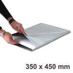 Lot de 1000 Enveloppes plastiques blanches opaques FB05 - 350x450 mm