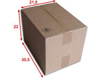 Lot de 10 boîtes carton (n°37) format 305x215x220 mm
