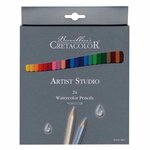 24 crayons de couleur aquarellables Artist Studio