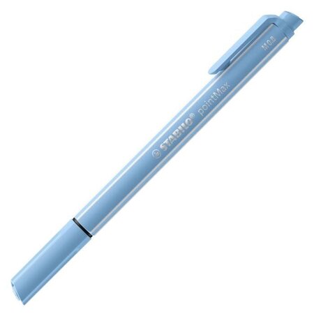 Stylo-feutre pointMax  pointe 0 8mm - Bleu cobalt clair x 10 STABILO