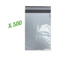 500 Enveloppes plastique opaques éco 60 microns n°2 - 230x330mm