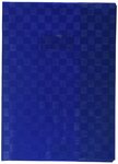 Protège-cahier Madras PVC 22/100e Avec Rabat Marque page 21x29,7 bleu CALLIGRAPHE