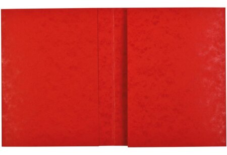 Protège Cahier 'Ecolier' 18 x 22 cm Carte Lustrée 2 grands Rabats Rouge COUTAL