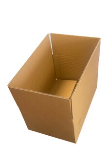 Lot de 10 boîtes caisses carton à hauteur variable - 30,5 x 21,5 x 8/17 cm