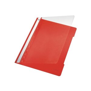 Chemise à lamelle Standard format A4 PVC Rouge clair LEITZ