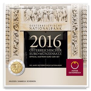 Coffret série euro BU Autriche 2016 (Banque Nationale d’Autriche)