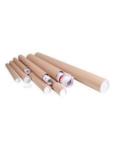 (1 lot  de 50 tubes) tube carton rond longueur totale 530mm