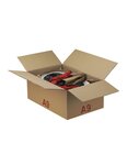 (lot  15 caisses) caisse carton palettisable a  norme lne 4c + e 600 x 400 x 300 mm