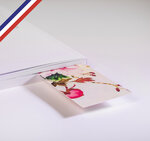 Marque-page créé et imprimé en France - Fleurs