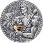 DIONYSUS The Great Greek Mythology 1 Once Argent Coin 1000 Francs Cameroon 2024