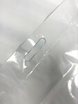 250 Enveloppes plastique opaques 60 microns - 520x665+75+60mm
