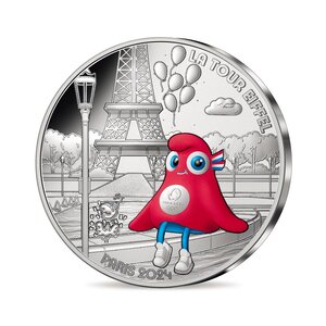 Les Jeux Olympiques de Paris 2024 – La Tour Eiffel - Monnaie de 10€ Argent
