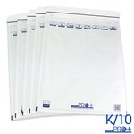 Lot de 10 enveloppes à bulles pro+ blanches k/10 format 340x470 mm