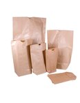 (lot   250 sacs) sac kraft brun renforcé 2 feuilles à encoche 27 x 40