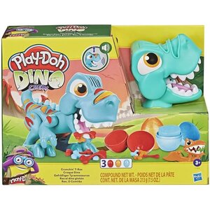 Play-doh animal crew pâte a modeler - croque dino