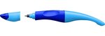 Roller ergonomique easyoriginal 0 5 mm droitier bleu clair et bleu foncé stabilo