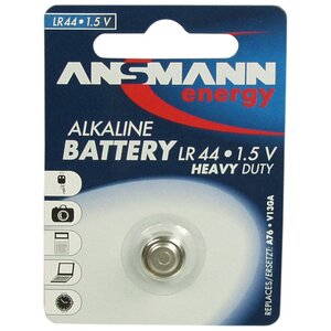 Ansmann pile bouton 1,5V alcaline type LR44 (5015303)