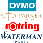 DYMO PARKER ROTRING WATERMAN