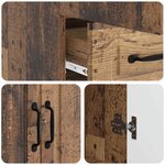 vidaXL Buffet Bois ancien 66 x 34 5 x 92 cm Bois d'ingénierie