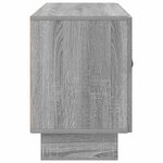 vidaXL Meuble TV 99 x 34 5 x 50 cm Sonoma gris Bois d'ingénierie
