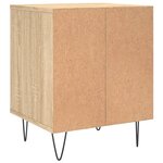 vidaXL Tables de chevet 2 Pièces chêne sonoma 40x35x50 cm bois ingénierie