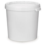 Seau blanc opaque 21 3 l (lot de 10)