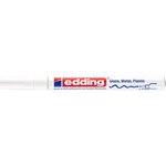Marqueur Peinture Brillante 751 Blanc Pointe Moyenne 1-2 mm x 6 EDDING