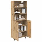 vidaXL Haut Armoire Chêne artisanal 69 5 x 34 x 180 cm