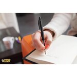 Stylo bille Rétractable M10 CLIC medium pointe moyenne 1 mm noire x 12 BIC