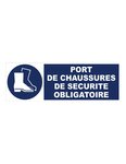 (PANNEAU D'OBLIGATION) Panneau d'obligation - "port de chaussures de sécurité"