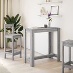 vidaXL Table de bar sonoma gris 102x50x103 5 cm bois d'ingénierie