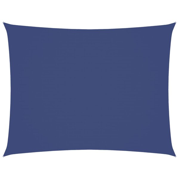 vidaXL Voile de parasol tissu oxford rectangulaire 4x5 m bleu