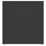 Vidaxl meuble tv gris 107x35x37 cm aggloméré