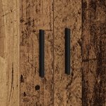 armoire de rangement en bois vieilli vidaXL 108x41x40 cm en bois d'ingénierie