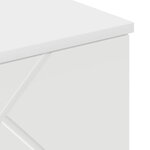 vidaXL Cabinet de salle de bain avec stockage Blanc 30 x 31 5 x 61 cm