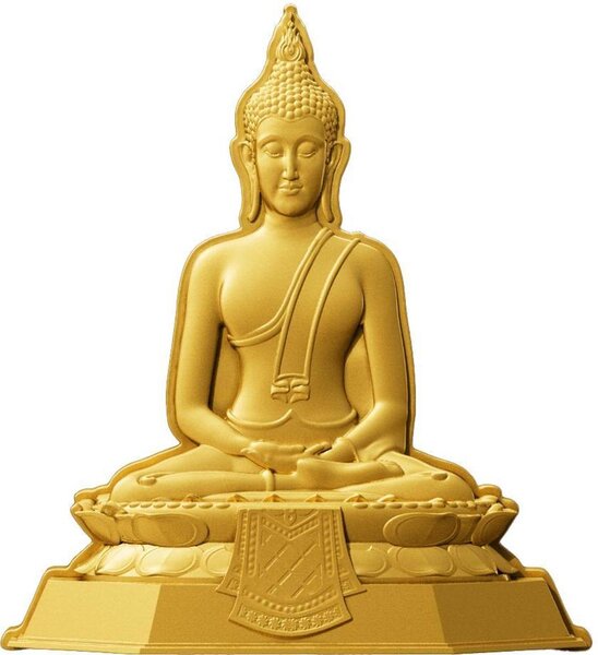 Pièce de monnaie en Argent 5000 Francs g 31.1 (1 oz) Millésime 2024 7 Days Buddha THURSDAY