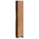 vidaXL Armoire de bain Chêne fumé 32x25 5x190 cm Bois d'ingénierie
