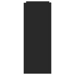 vidaXL Table console noir 100x35x90 cm bois d'ingénierie