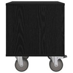 vidaXL Table de chevet Chêne noir 40 5 x 40 x 48 cm Bois d'ingénierie