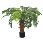 vidaXL Palmier Cycas artificiel avec pot 90 cm Vert