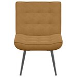 vidaXL Chaise de relaxation marron 64x74x84 cm velours