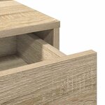 vidaXL Coiffeuse Chêne sonoma 100 x 41 x 140 cm Bois d'ingénierie